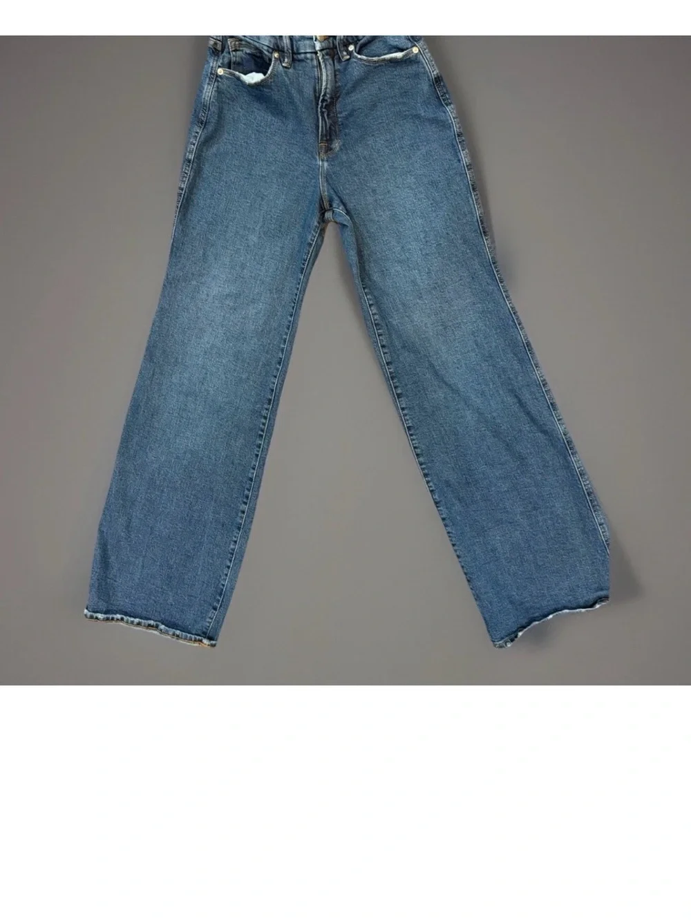 GOOD AMERICAN Womens Good Skate Jeans Size 4/27 High Waisted Blue 90s Fit
